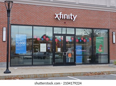 
Comcast Xfinity Mobile Retail Store, Burlington Massachusetts USA, November 25 2021