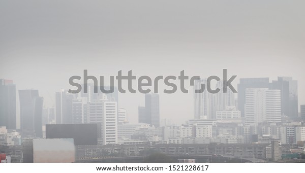 it\
come back again smog city from PM 2.5 dust in\
Bangkok