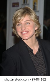 Comedienne ELLEN DEGENERES at the 2003 Hollywood Awards at the Beverly Hills Hilton. Oct 20, 2003  Paul Smith / Featureflash