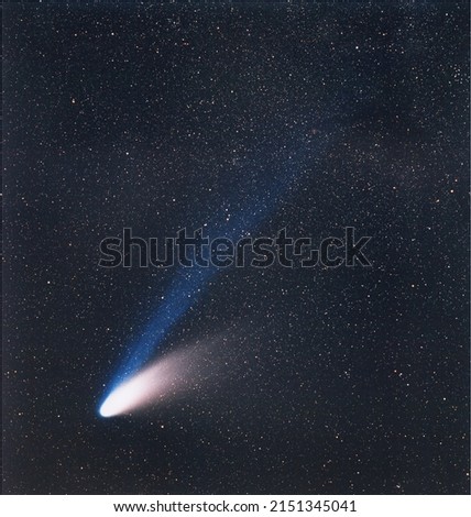 Comet Hale Bopp. Elements of these images were furnished by ESO. 