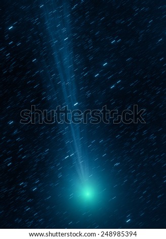 Comet Lovejoy, blur
