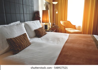Comfort bedroom in luxury style
