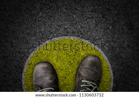 Similar – green shoes Colour photo