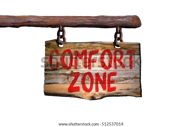 Comfort Zone Motivational Phrase Sign On Stock Photo Edit Now