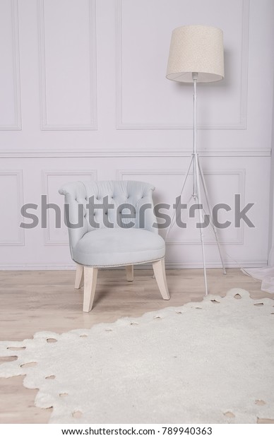 Comfortable Armchair Cozy Childrens Bedroom Stock Photo