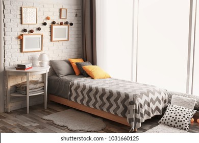 Comfortable Bed In Modern Children Room