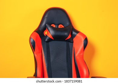 Comfortable Black And Red Eco-leather Computer Chair.