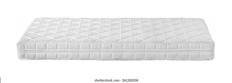 Comfortable Mattress Isolated On White