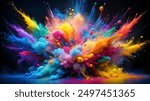 Comic art style exploding pop speech bubble background explosive pop background for speech bubbles