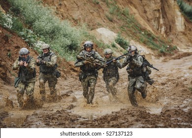 Command Rangers During The Military Operation