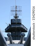 Command Tower and Guns of U.S.S. Texas(Release Information: Editorial Use Only. Use of this image in advertising or for promotional purposes is prohibited.)