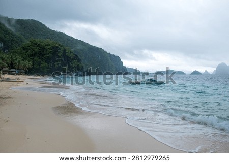 commando beach at Palawan El Nido Philippines, tropical paradise, Southeast Asia