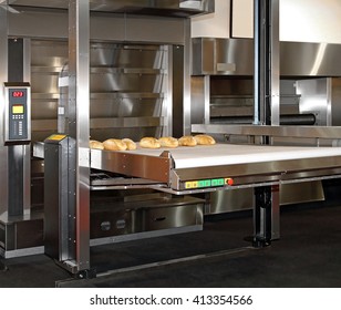 Commercial Bread Baking Oven With Conveyor Belt