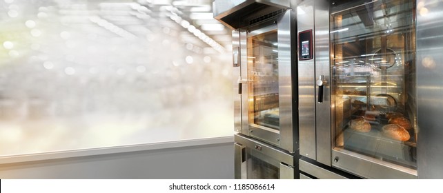 Commercial Bread Oven With Displays