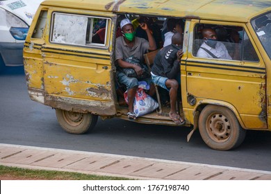 A Commercial Bus In Lagos Nigeria, Popularly Called Danfo. May 4, 2020.