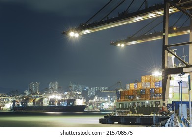 Commercial Container Port In Hong Kong 