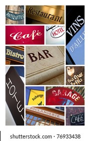 Commercial Signs Collage