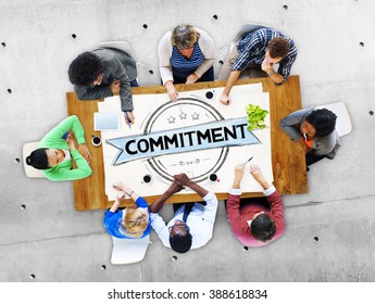 Commitment Devotion Dedication Conviction Concept