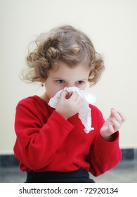 Common Cold Little Girl