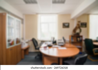 Common Generic Office Building Interior Blur Background