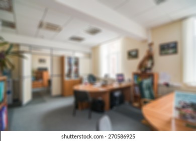 Common Generic Office Building Interior Blur Background