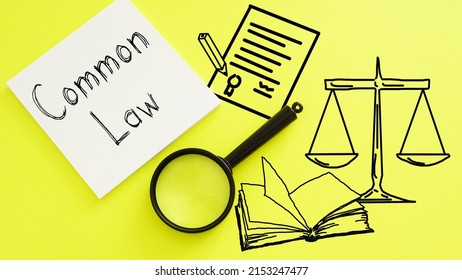 Common Law is shown using a text - Shutterstock ID 2153247477