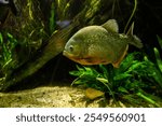 The common piranha (Pygocentrus nattereri) is a ray-finned fish of the characin family.