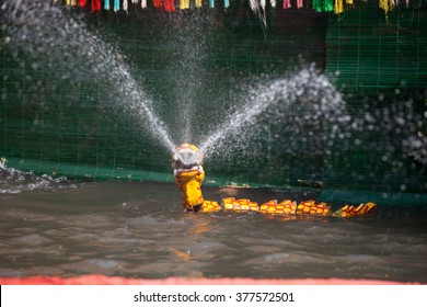 A Common Vietnamese Water Puppetry Show