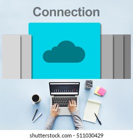 Communication Connection Cloud Network Concept