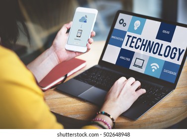 Communication Connection Idea Technology Concept - Shutterstock ID 502648948