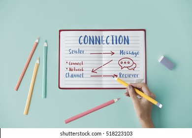 Communication Graph Networking Connection Internet Concept