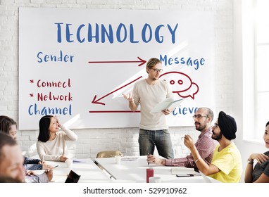 Communication Graph Networking Connection Internet Concept