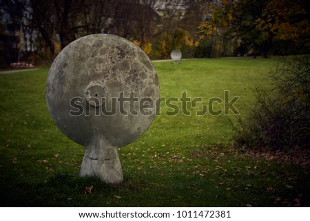 communication in a park in Munich