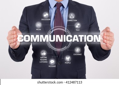 COMMUNICATION TECHNOLOGY COMMUNICATION TOUCHSCREEN FUTURISTIC CONCEPT