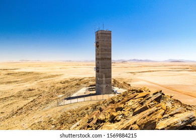 Communication Tower In The Middle Of The Desert, Namib Desert, Namibia, Africa