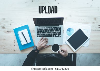 COMMUNICATION WORKING TECHNOLOGY AND UPLOAD CONCEPT