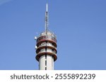 Communications tower of Cellnext and KPN in Bezuidenhout, The Hague in the Netherlands