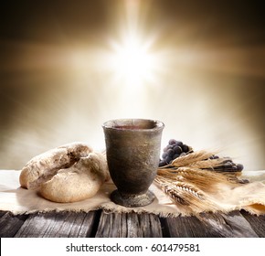 Communion - Unleavened Bread Chalice Of Wine 
