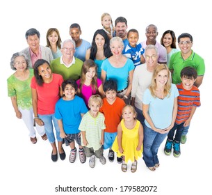 Community With Diverse And Multi-ethnic People