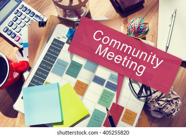 Community Meeting Connection Diversity Unity Concept