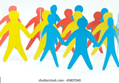 Community People Holding On Hands Stock Photo 45807040 | Shutterstock