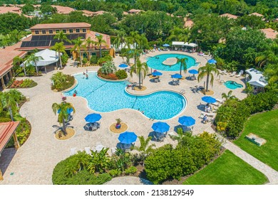 Community Resort-style Pool In Suburban Neighborhood 