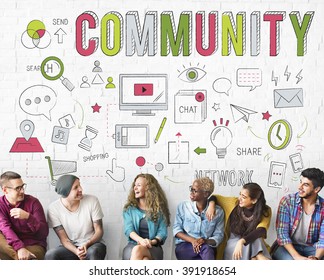 Community Society Sharing Communication Belonging Concept