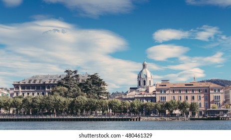 Como City In Lake Como, Italy