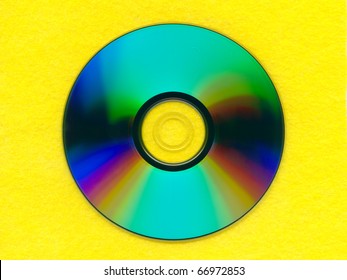 compact disk on a white background