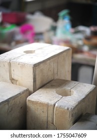 Compact Size Pflaster, Plaster Mould For Ceramic Slip Casting Production Process Made By Students In A Demonstration Factory Of An Industrial Design School 