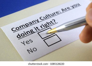 Company Culture: Are You Doing It Right? Yes Or Not