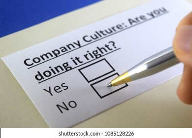 Company Culture: Are You Doing It Right? Yes Or Not