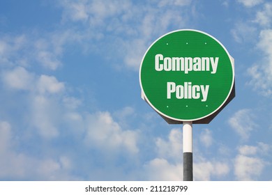 Company Policy Sign