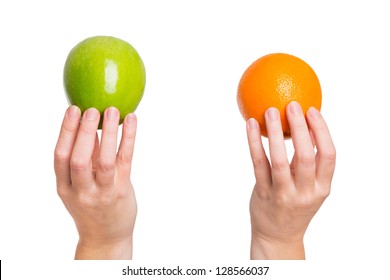 Compare apples with oranges